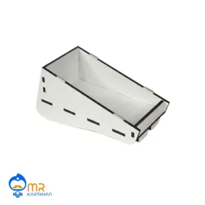 پایه کارتخوان چوبی رنگ سفید